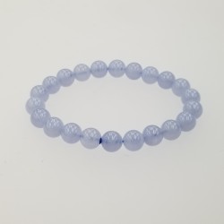 Blue Lace Agate 8mm Bracelet