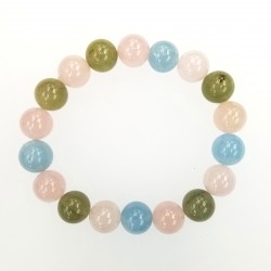 Beryl (mixed) 10mm Bracelet