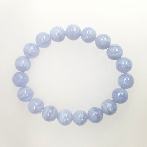 Blue Lace Agate 10mm Bracelet