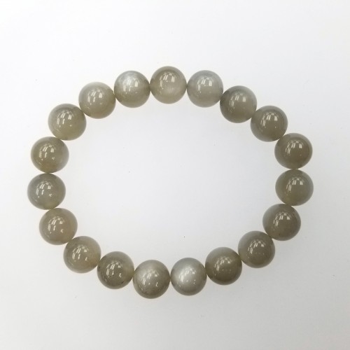 Moonstone (Grey color) 10mm Bracelet