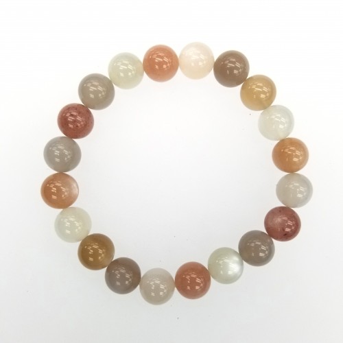 Moonstone (Mixed Color ) 10mm Bracelet