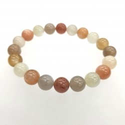 Moonstone (Mixed Color ) 10mm Bracelet