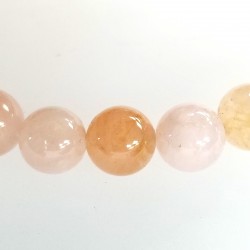 Morganite 10mm Bracelet