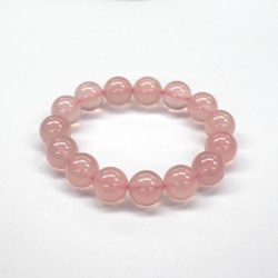 Rose Quartz 14mm Bracelet