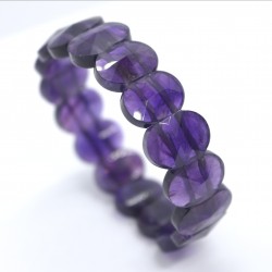 Amethyst oval faceted Bracelet