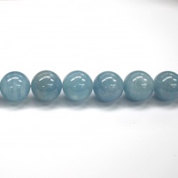 Aquamarine Blue beads 18mm