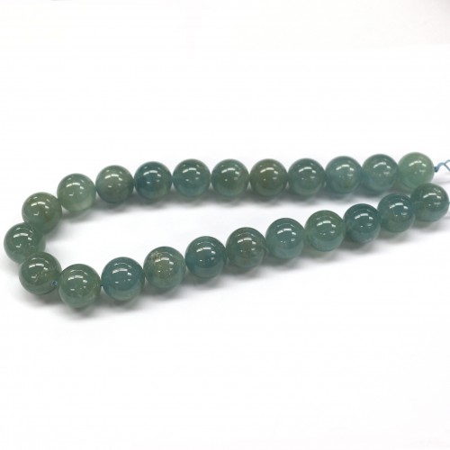 Aquamarine Green beads 18mm