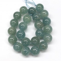 Aquamarine Green beads 18mm