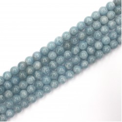 Aquamarine Blue beads 10mm