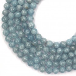 Aquamarine Blue beads 10mm