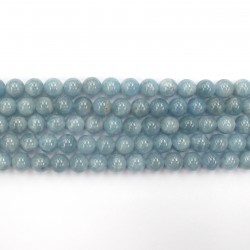 Aquamarine Blue beads 10mm