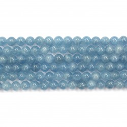Aquamarine Blue beads 8mm