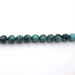 Chrysocolla beads 14mm