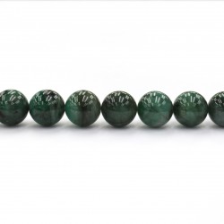 Emerald beads 18mm