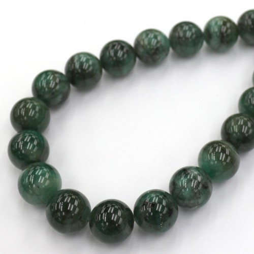 Emerald beads 18mm