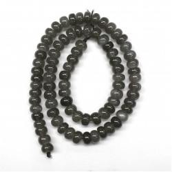 Moonstone (Black color) Roundel 8mm