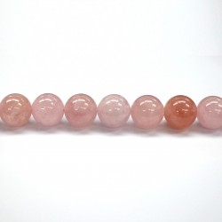 Morganite beads 20mm 