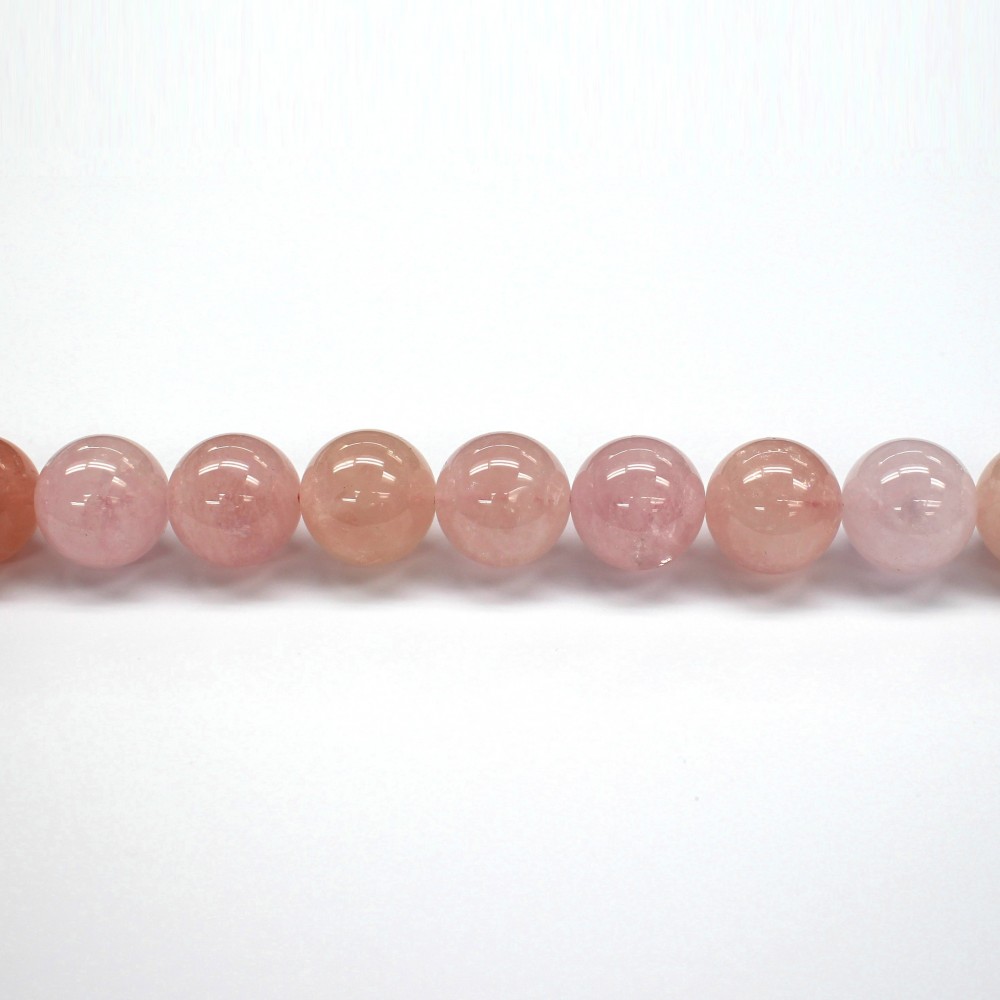 Morganite beads 20mm