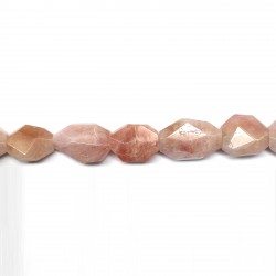 Morganite tumble faceted