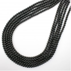 Morion Crystal Beads 4mm