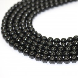 Morion Crystal Beads 6mm
