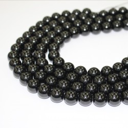 Morion Crystal Beads 12mm