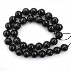 Morion Crystal Beads 12mm