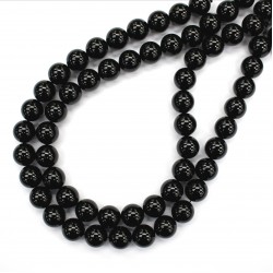 Morion Crystal Beads 14mm